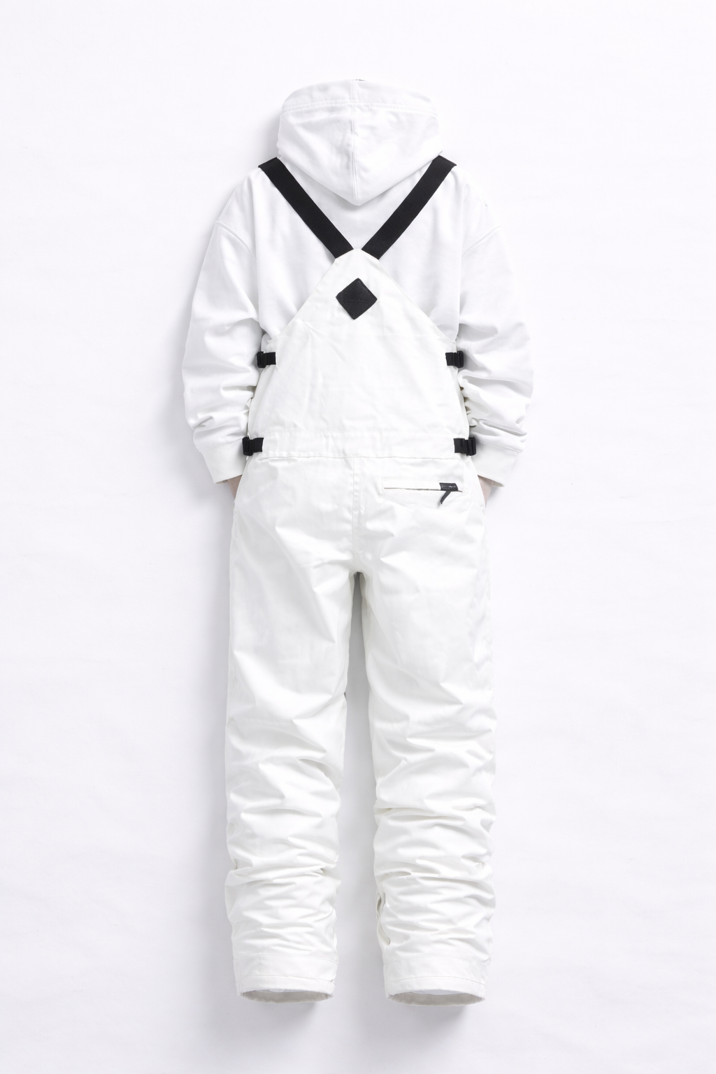 DESIGNERZOH All-White Utility Snow Suit