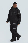 DESIGNERZOH Charcoal Utility Snow Suit